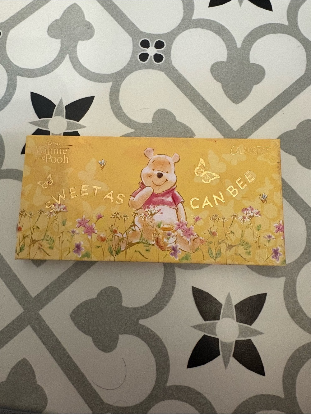 ColourPop Winnie the Pooh Eyeshadow Palette - Yellow Floral Design